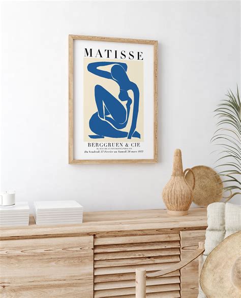 Henri Matisse Blue Nude Poster Matisse Exhibition Print Etsy