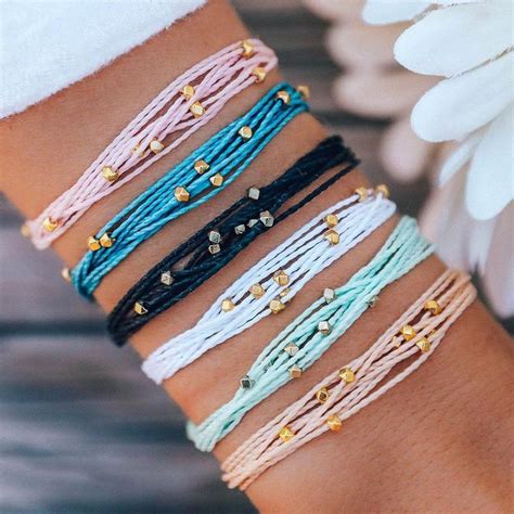 Gold Malibu Bracelet Pura Vida Bracelets In 2021 Diy Braided