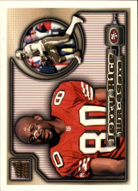 2000 AURORA PINSTRIPES San Francisco 49ers Carte Football 128 Jerry