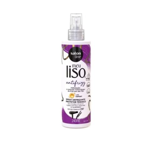 Protetor Termico Para Cabelo Salon Line - Spray Defrizante salon line Protetor Térmico Meu Liso Antifrizz 240ml ...