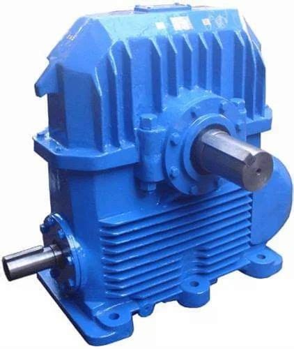 W Mild Steel Worm Gear Box For To Increase Torque At Rs Piece