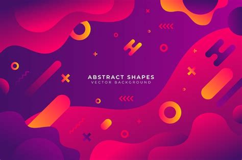 Free Vector | Abstract gradient shapes background