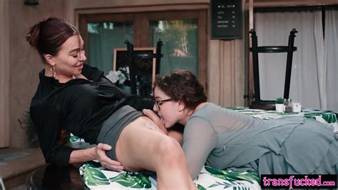 Calm Day At Restaurant Turned Into Hardcore Sex With Old Shemale Friend