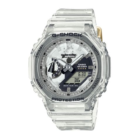 Reloj G Shock Gma S Rx Adr Carbono Resina Mujer Transparente Btime