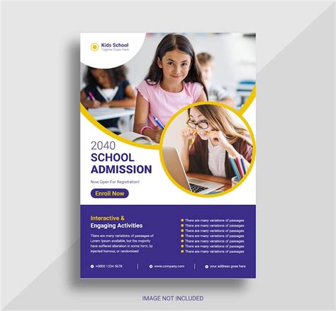 Premium Vector | Mokup flyer