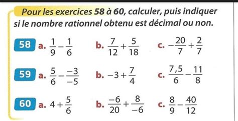 Bonjour Qlq Peut M Aider A L Exercice 59 Svp Nosdevoirs Fr