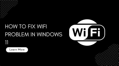 How To Fix Wifi Problem In Windows 11