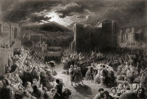 The Crucifiction Of Christ Painting By Gustave Dore