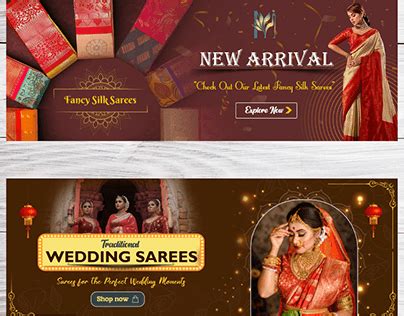 Saree Banner Design Projects :: Photos, videos, logos, illustrations ...