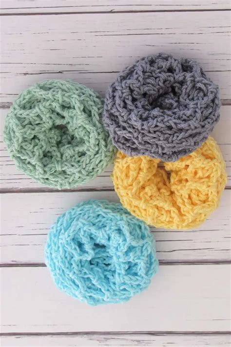 Best Crochet Scrubbie Free Pattern Unroll To Clean Crochet Dreamz