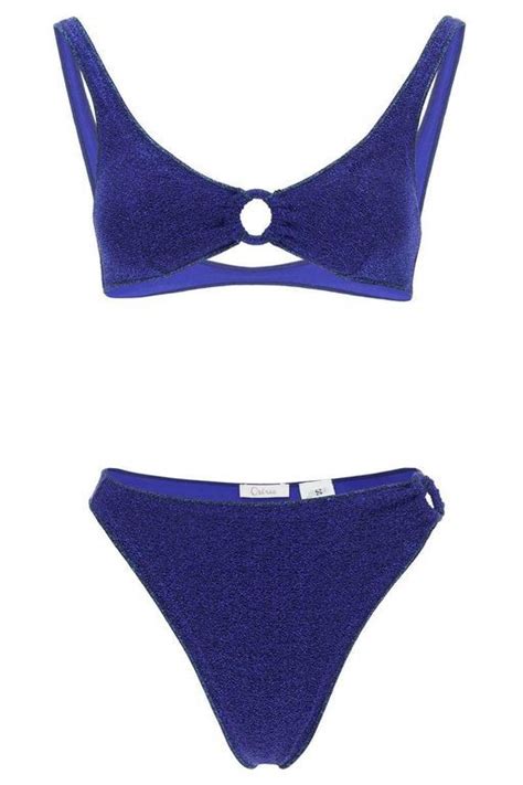 Lisa Marie Fernandez Lauren Stretch Denim Bandeau Bikini Modesens Artofit