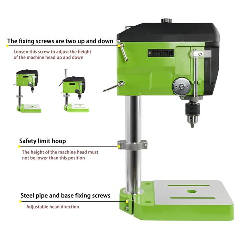 Allsome Benchtop Fúróprés, Változó Sebességű Fúrógép Bg-5168E Bg-516809 ...