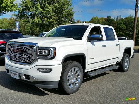 2017 White Frost Tricoat Gmc Sierra 1500 Denali Crew Cab 4wd 116249856 Car