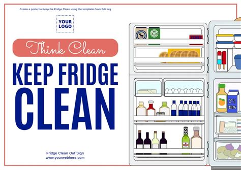 Free Fridge Clean Out Sign Templates