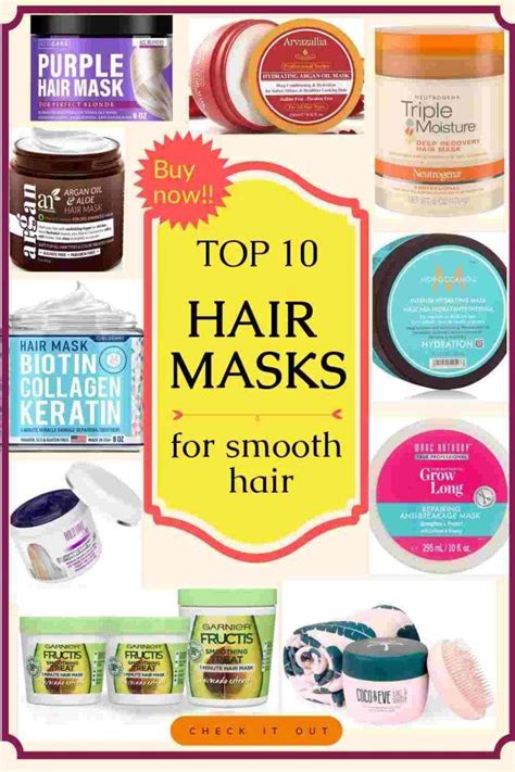 Top 10 Hair Masks For Smooth Shiny Hair Smooth Shiny Hair Keratin Hair Treatment Hair Mask