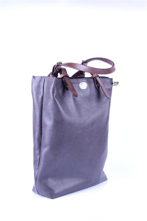 Сумка женская кожаная "шоппер-пакет" (Tote bag) с лошадью - Crazy ...