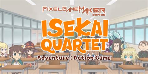 Pixel Game Maker Series Isekai Quartet Adventure Action Game Nintendo