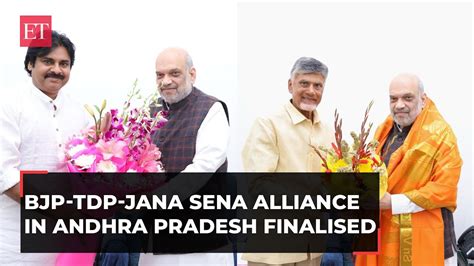 Bjp Tdp Jana Sena Alliance For Lok Sabha And Assembly Elections In