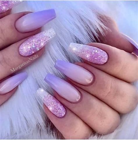 Cutest Christmas Nail Arts The Glossychic Purple Ombre Nails