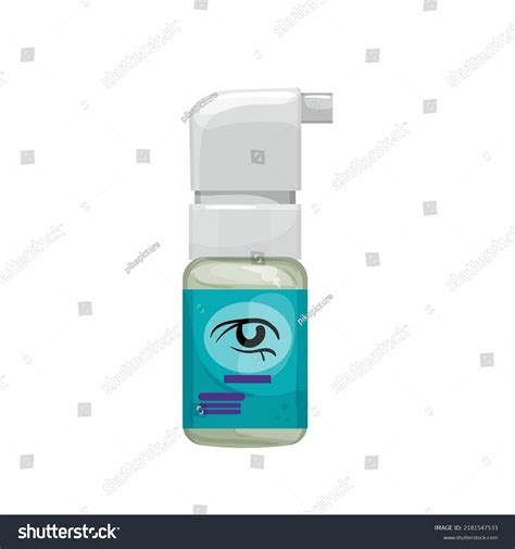 Medical Eye Drop Cartoon Medical Eye Stock Vector Royalty Free