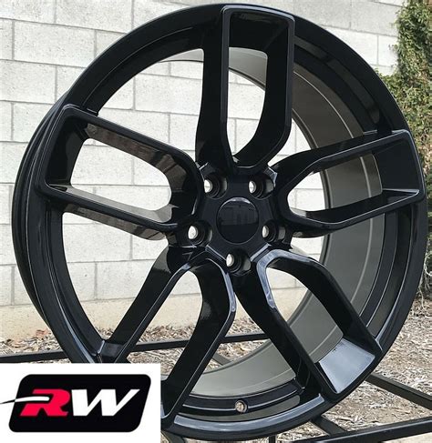 Dodge Challenger Wheels SRT Hellcat Widebody 20x9" Gloss Black OE ...