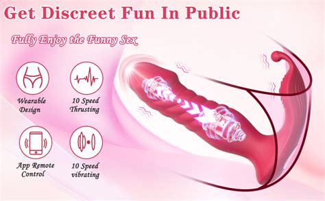 Amazon Thrusting Wearable Vibrator Sex Toys Adult Toys For Women G Spot Vibrator With