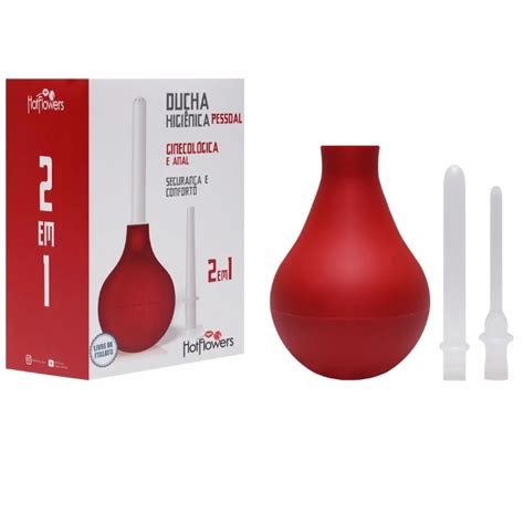 DUCHA HIGIÊNICA UNISSEX PARA USO VAGINAL E ANAL Discretinha SexShop