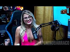 She Was Naked For The Presenter Showed Her Natural Chest And Pranced Deliciously Bruna Carlos