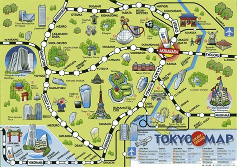 tokyo tourist map tokyo tourist japan map tokyo tourist map