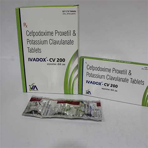 Ivadox Cv Tablets Iva Healthcare Pvt Ltd