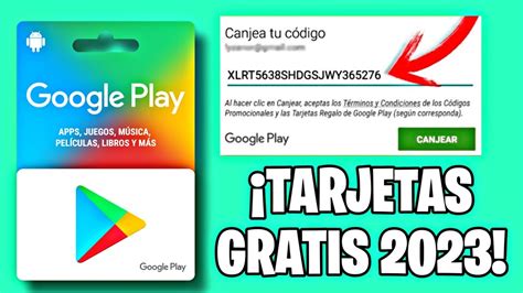 COMO OBTENER CÓDIGOS DE GOOGLE PLAY GRATIS 2023 Tarjetas Google play