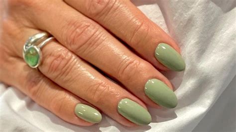 Sage Green Is The Chicest Nail Color For Your Winter Manicures