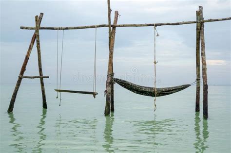 Nude Sunbathing Permitted Sign At Koh Rong Sanloem Island Stock Image Image Of Islands Exotic