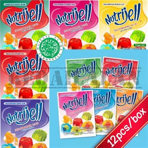 Nutrijell Jelly Agar Agar Jelly Imported Dari Indonesia Nutrijell