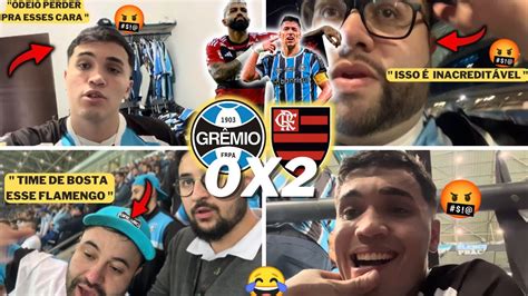 REAÇÕES GRÊMISTAS CHORO E TRISTEZA TOTAL GRÊMIO 0X2 FLAMENGO COPA DO