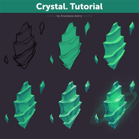 Crystal Tutorial By Anastasia Berry On Deviantart Concept Art