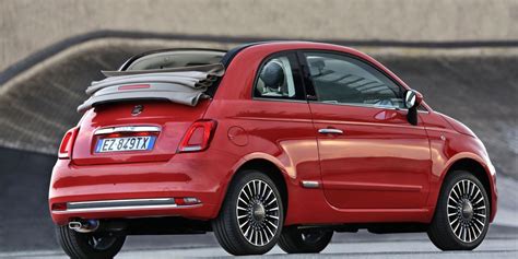 fiat  cabrio firefly hybrid  red cabrio details