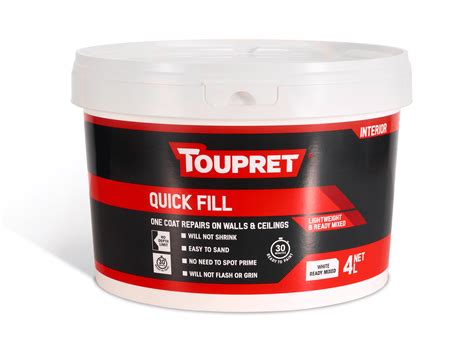 New Quick Fill ready mixed from Toupret | Decorating Matters