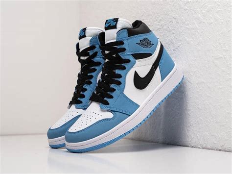 Купить Nike Air Jordan 1 High Blue White Black 575441 134 (Найк Аир ...