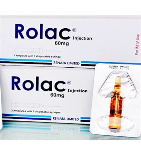 Rolac IM IV Injection 2 Ml Ampoule