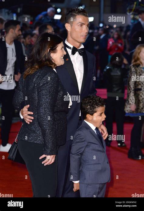 Cristiano Ronaldo, his mother Maria Dolores Aveiro and son Cristiano ...