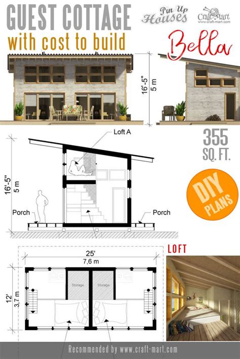 Awesome Small and Tiny Home Plans for Low DIY Budget - Craft-Mart