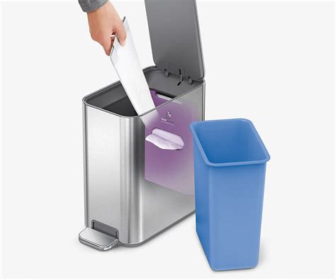 simplehuman  slim pedal bin