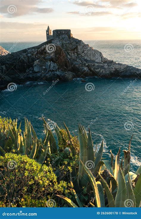 Beautiful Shot Of The Chiesa Di San Pietro Church In Porto Venere