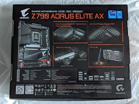 Материнская плата GIGABYTE Z790 AORUS ELITE AX (LGA1700, ATX) — купить ...