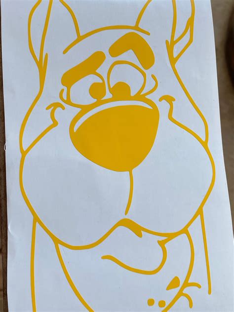 Scooby Doo Car Decal Scooby Doo Cartoons Decal Mystery Etsy