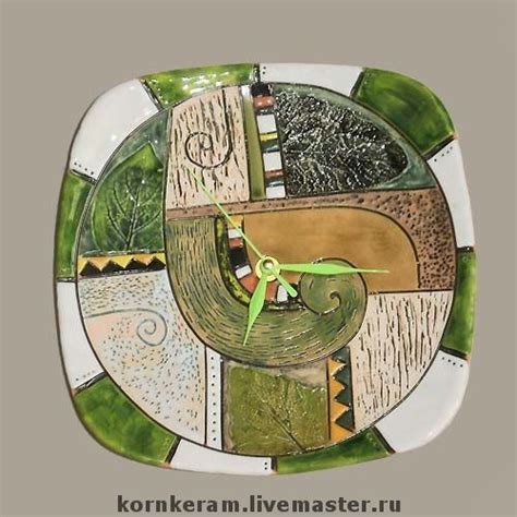 Авторская керамика "КОРН" | Керамика, Настенные часы, Часы