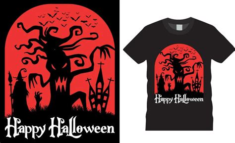 Premium Vector Happy Halloween T Shirt Design Vector Template Happy