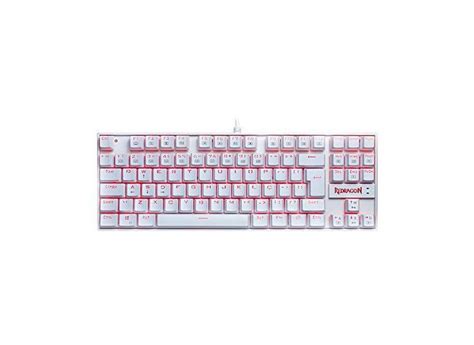 Teclado Mec Nico Redragon Kumara Single Color Lunar White Switch K W