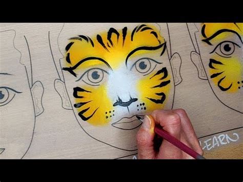 Tiger Face Painting Tutorial with Beginner Supplies - YouTube in 2022 ...